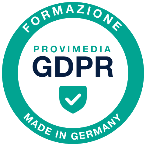 Sigillo Provimedia: formazione GDPR – Made in Germany