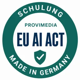 Provimedia Siegel: EU AI Act — Made in Germany