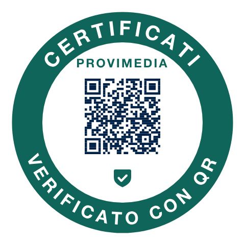 Sigillo Provimedia: certificati verificati con QR – Made in Germany