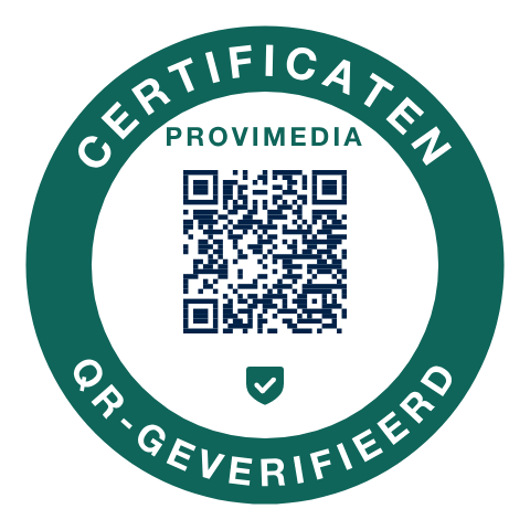 Provimedia-zegel: QR-geverifieerde certificaten – Made in Germany
