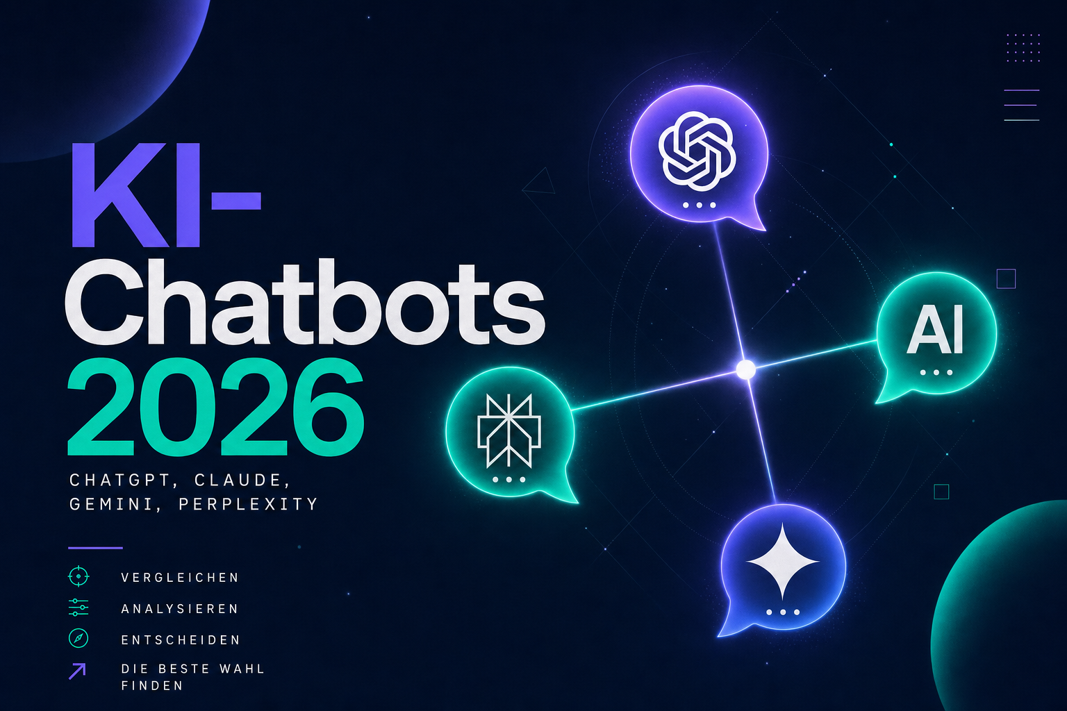 ChatGPT vs. Claude vs. Gemini vs. Perplexity 2026: Welcher KI-Chatbot ist am besten?