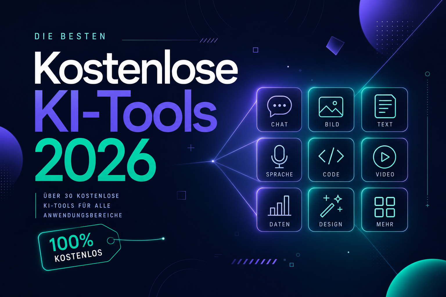 Die 15 besten kostenlosen KI-Tools 2026 im Praxis-Test