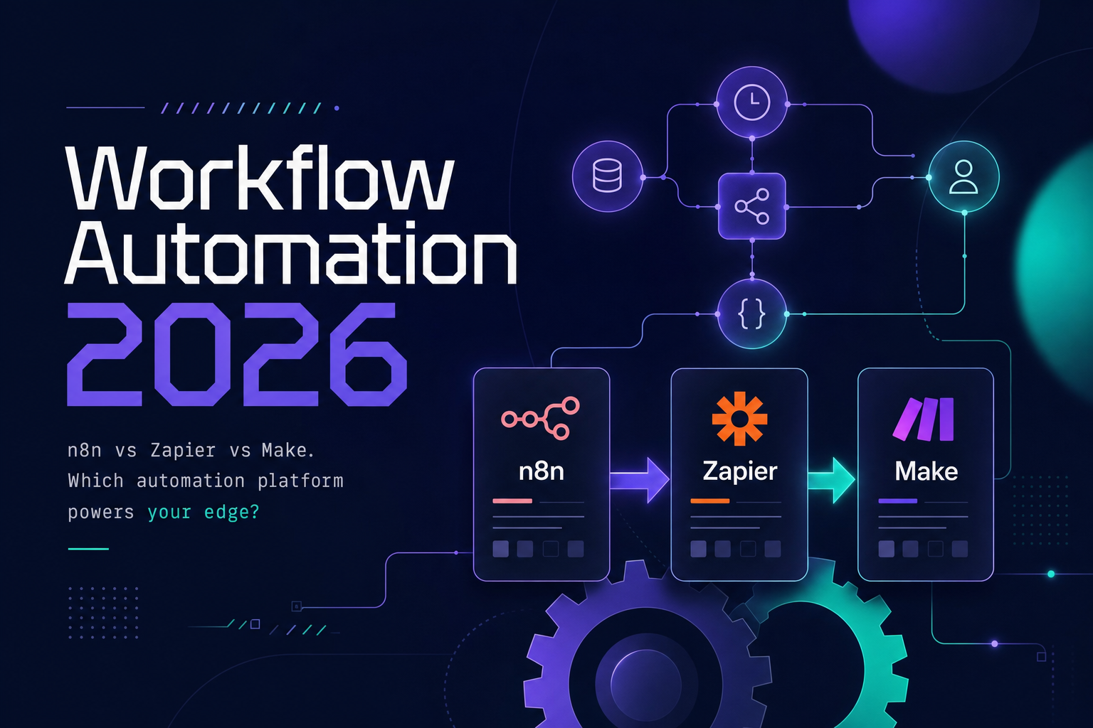 Workflow-Automation 2026: n8n vs. Zapier vs. Make im Praxis-Vergleich