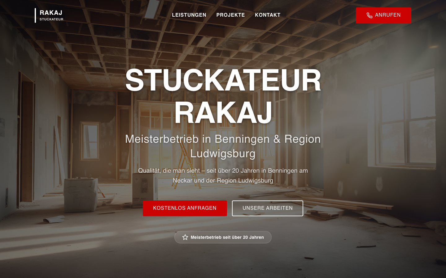 Stuckateur Rakaj — Desktop