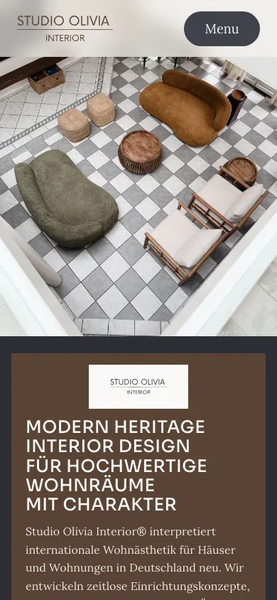 Studio Olivia Interior — Mobile