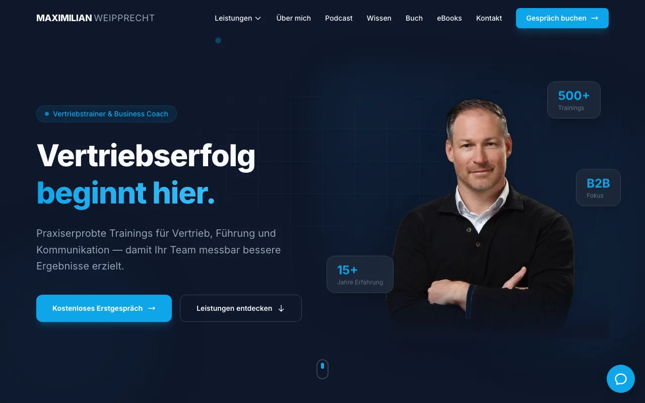 Maximilian Weipprecht on desktop