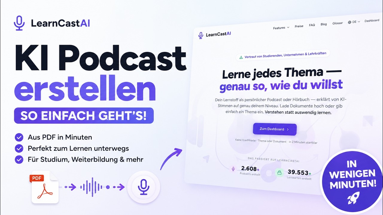 Produktvideo: LearnCast AI