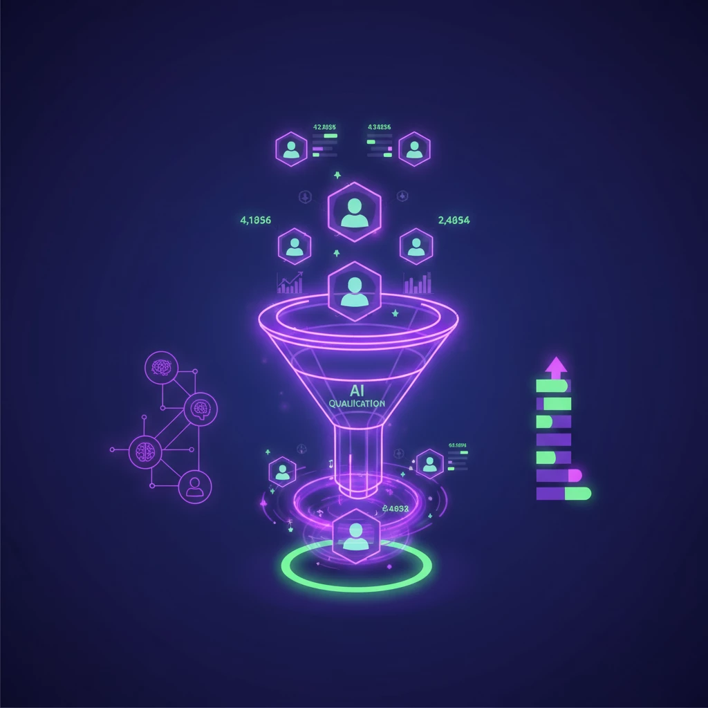 KI Lead-Scoring: Dashboard zeigt automatische Lead-Bewertung und Priorisierung