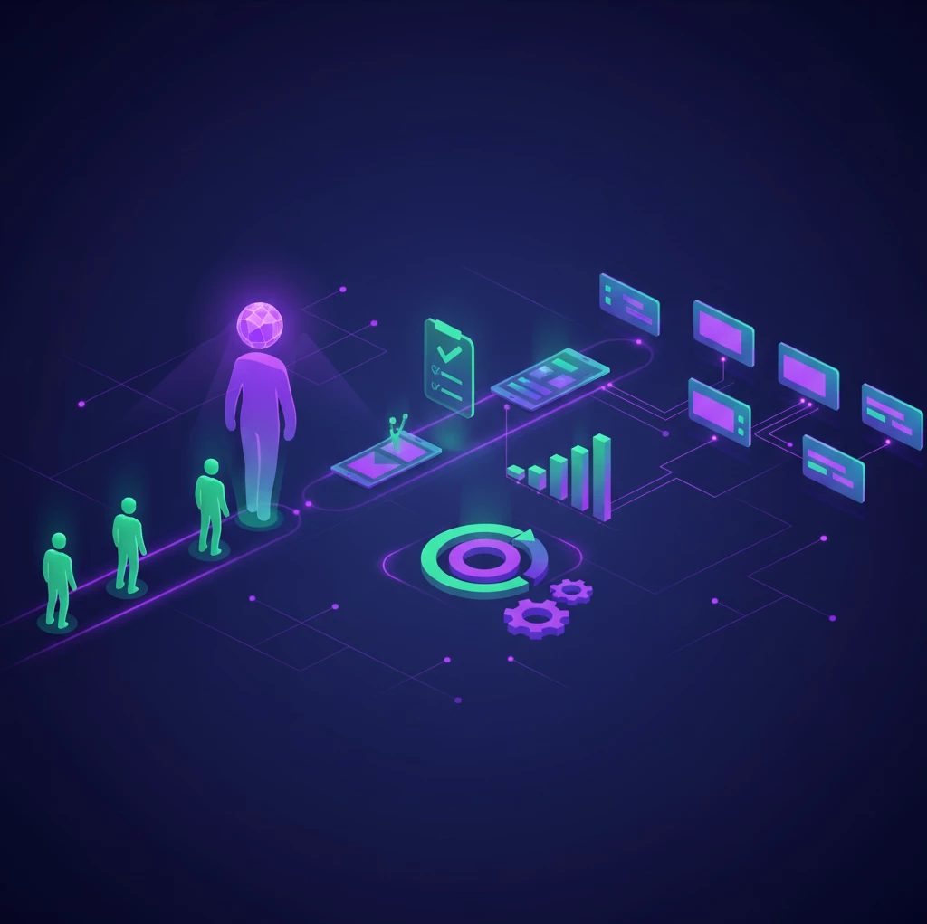 KI Onboarding-Automatisierung: Neuer Mitarbeiter wird von KI-Assistent begleitet