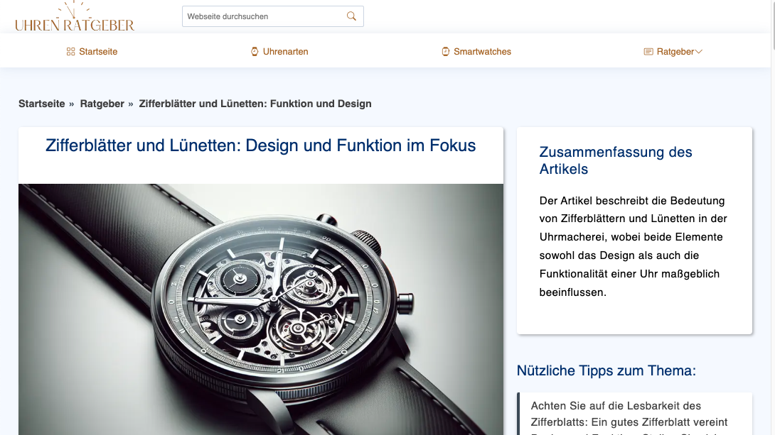 Uhren Ratgeber