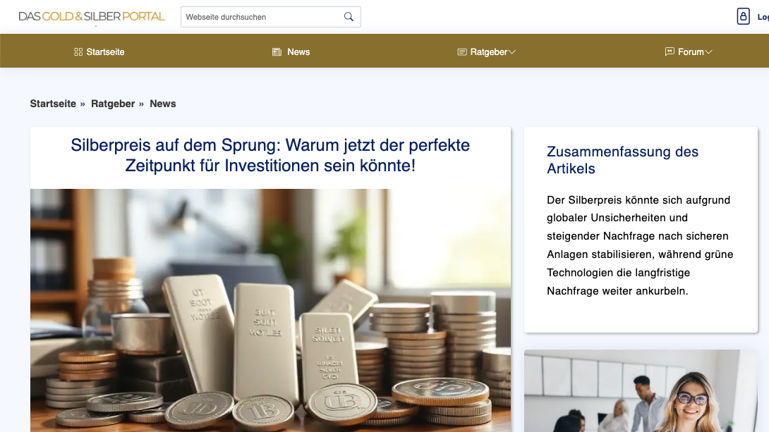 Gold & Silber Portal