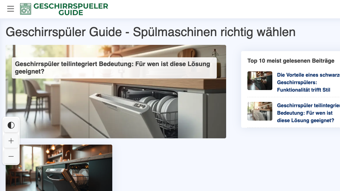 Geschirrspueler Guide