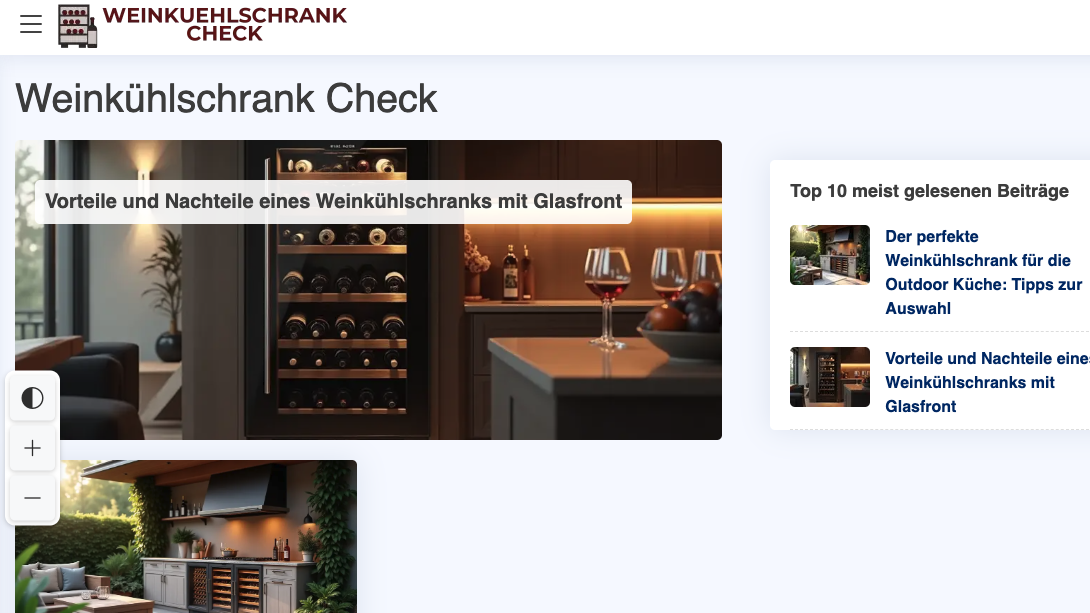 Weinkühlschrank Check