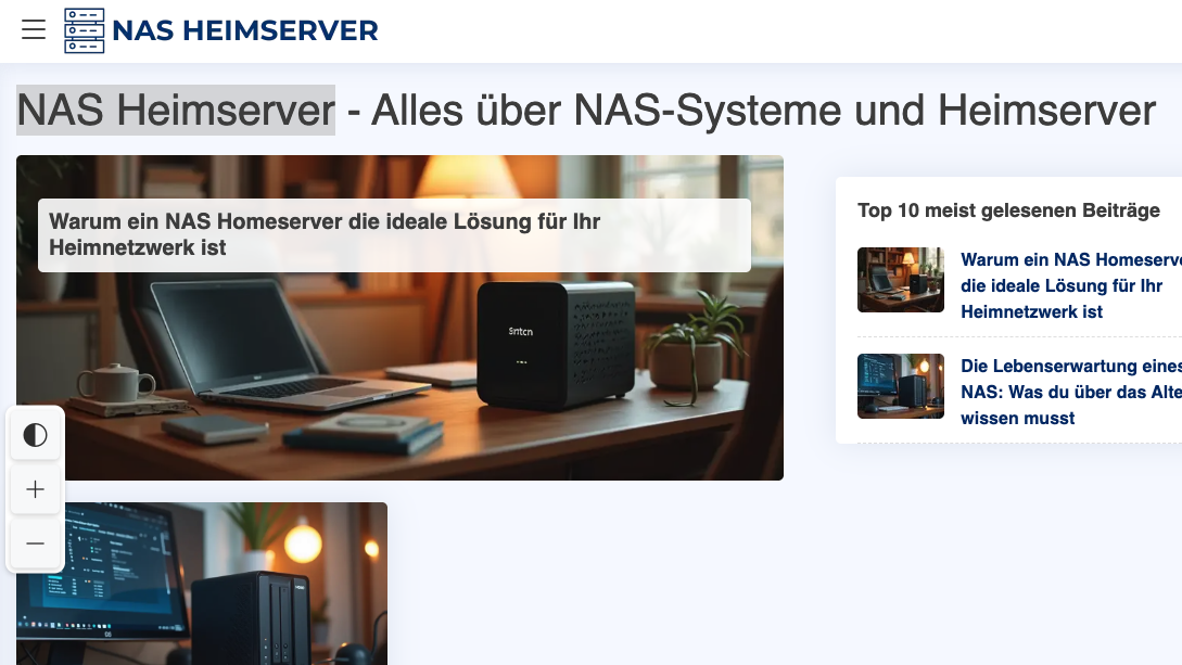 NAS Heimserver