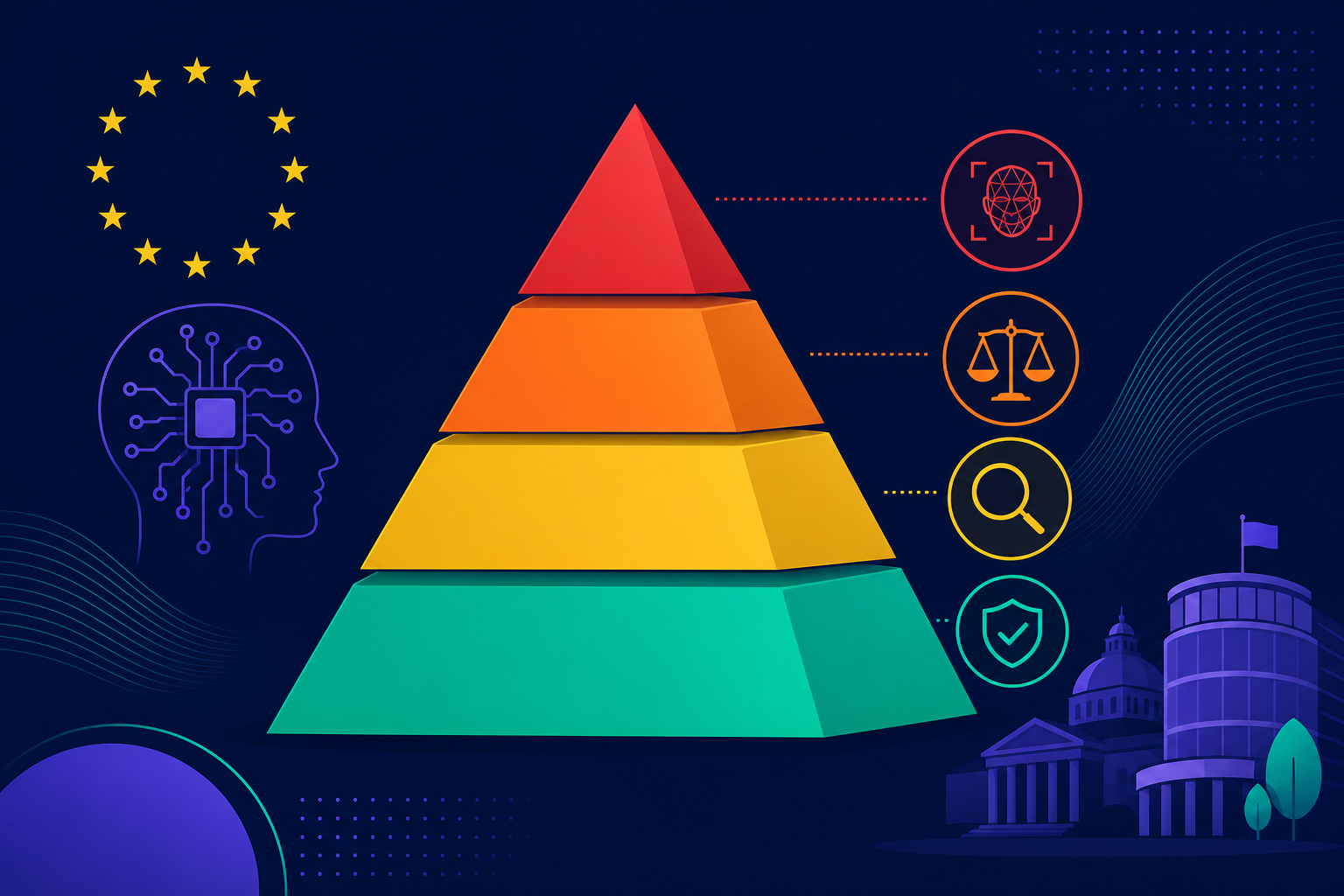 Die 4 Risikoklassen des EU AI Act einfach erklärt (mit Beispielen)